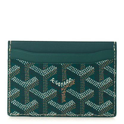 Goyard Goyardine Saint Sulpice Card Holder Green 1 of 7