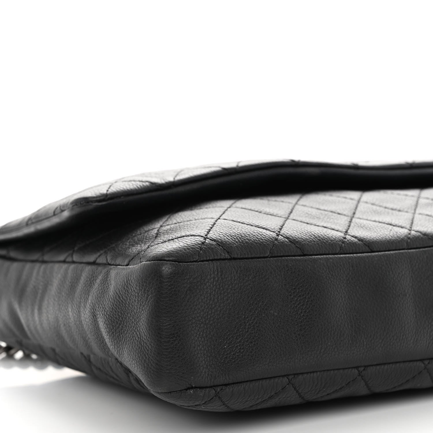 Chanel Calfskin Quilted Couture Messenger Black 9 of 10