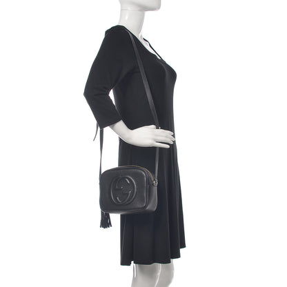 Gucci Pebbled Calfskin Small Soho Disco Bag Black 2 of 9