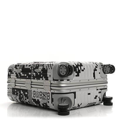 Rimowa X RTFKT Polycarbonate Printed Original Twist Cabin Silver Black 3 of 12