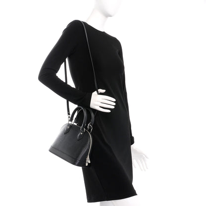 Louis Vuitton Epi Alma BB Black 3 of 9
