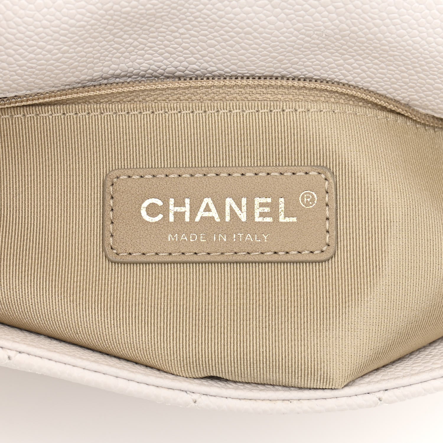 Chanel Caviar Quilted City Walk Flap White 6 of 10