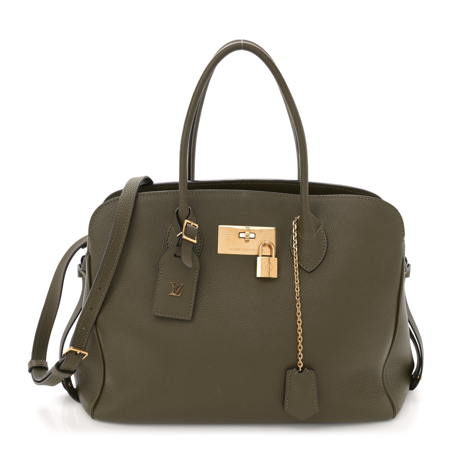 Louis Vuitton Veau Nuage Milla MM Laurier Green 1 of 14