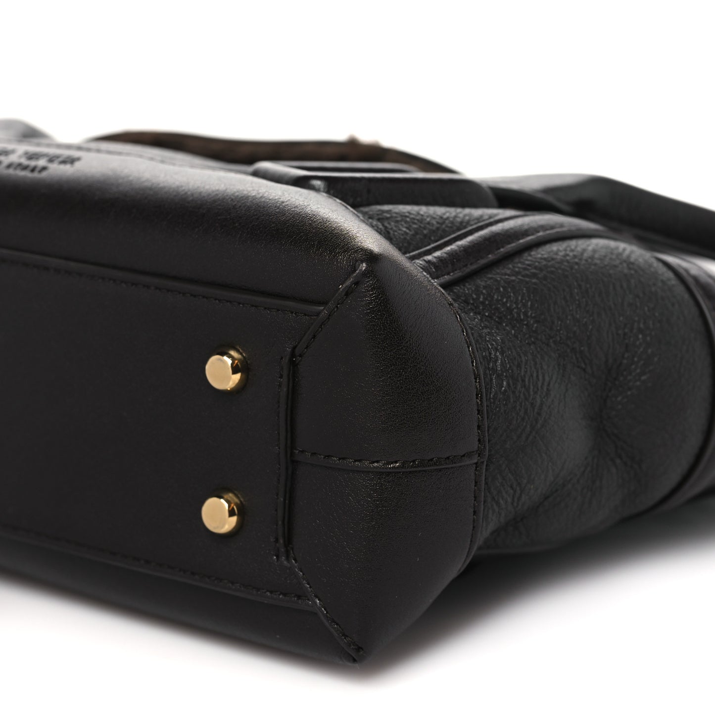 Grainy Calfskin Merino Wool Small Arco Fondant