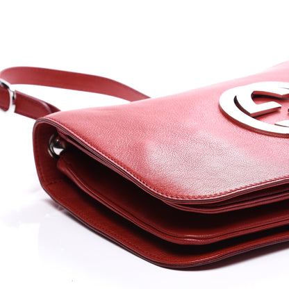 Gucci Calfskin Blondie Medium Flap Red 7 of 10