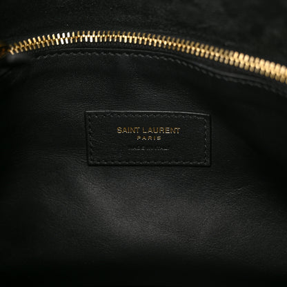 Saint Laurent Grained Calfskin Small Le 5 A 7 Soft Hobo Black 7 of 12