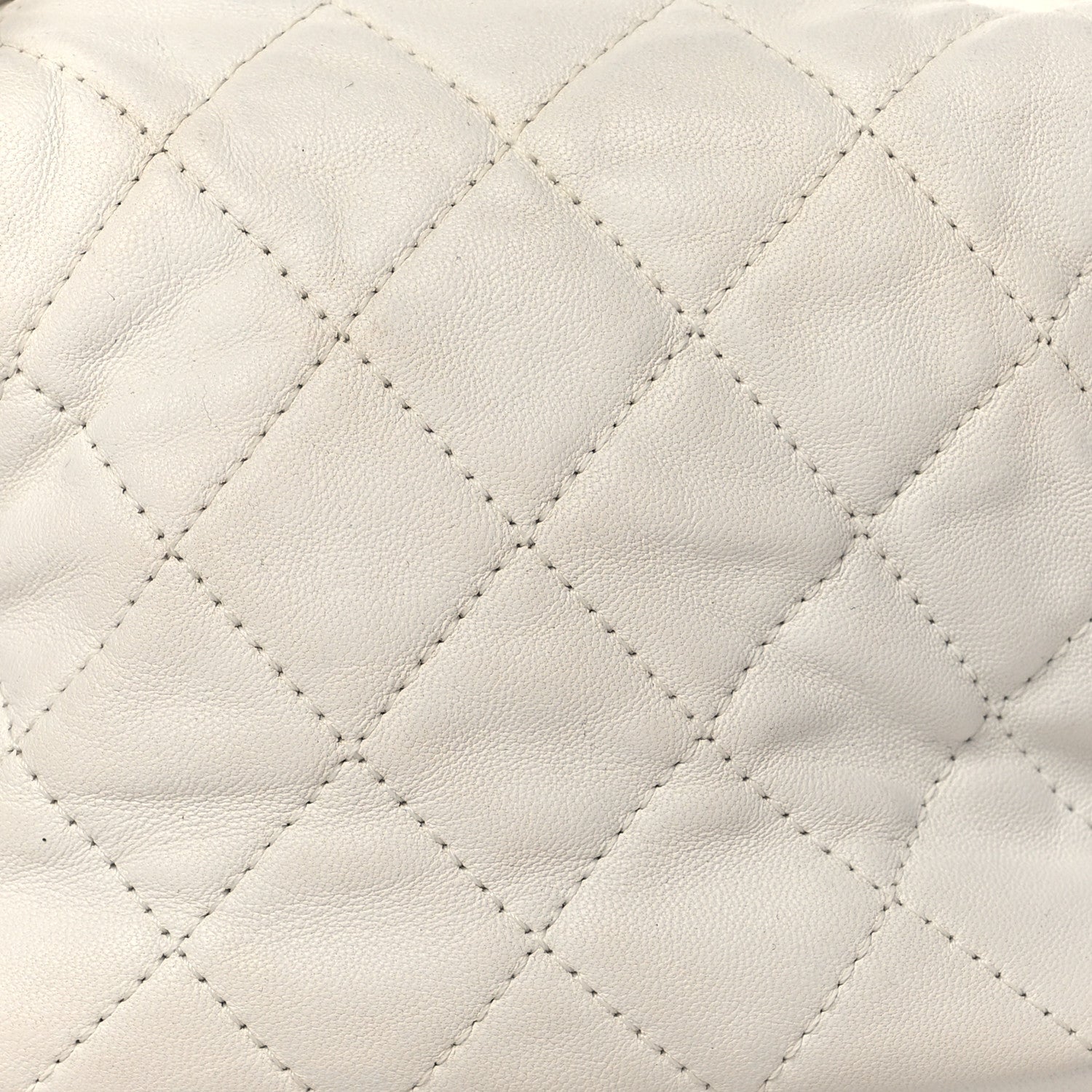 Chanel Lambskin Quilted Small Perfect Meeting Hobo White 8 of 11