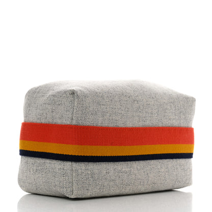 Hermes Canvas Small Bride-A-Brac Pouch Gris Flanelle 3 of 8