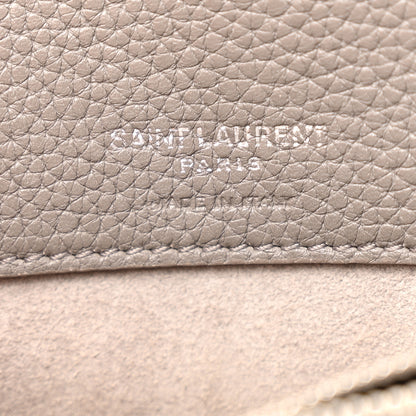 Saint Laurent Grained Calfskin Nano Supple Sac De Jour Fog 8 of 16