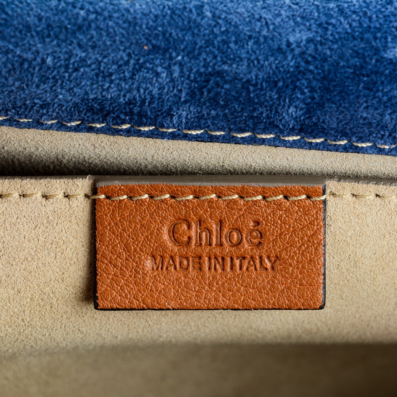 Chloe Suede Small Jodie Camera Bag Navy 5 of 6