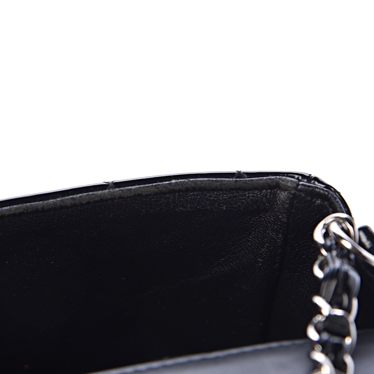 Chanel Patent Calfskin Quilted Mini Rectangular Flap Black 13 of 14