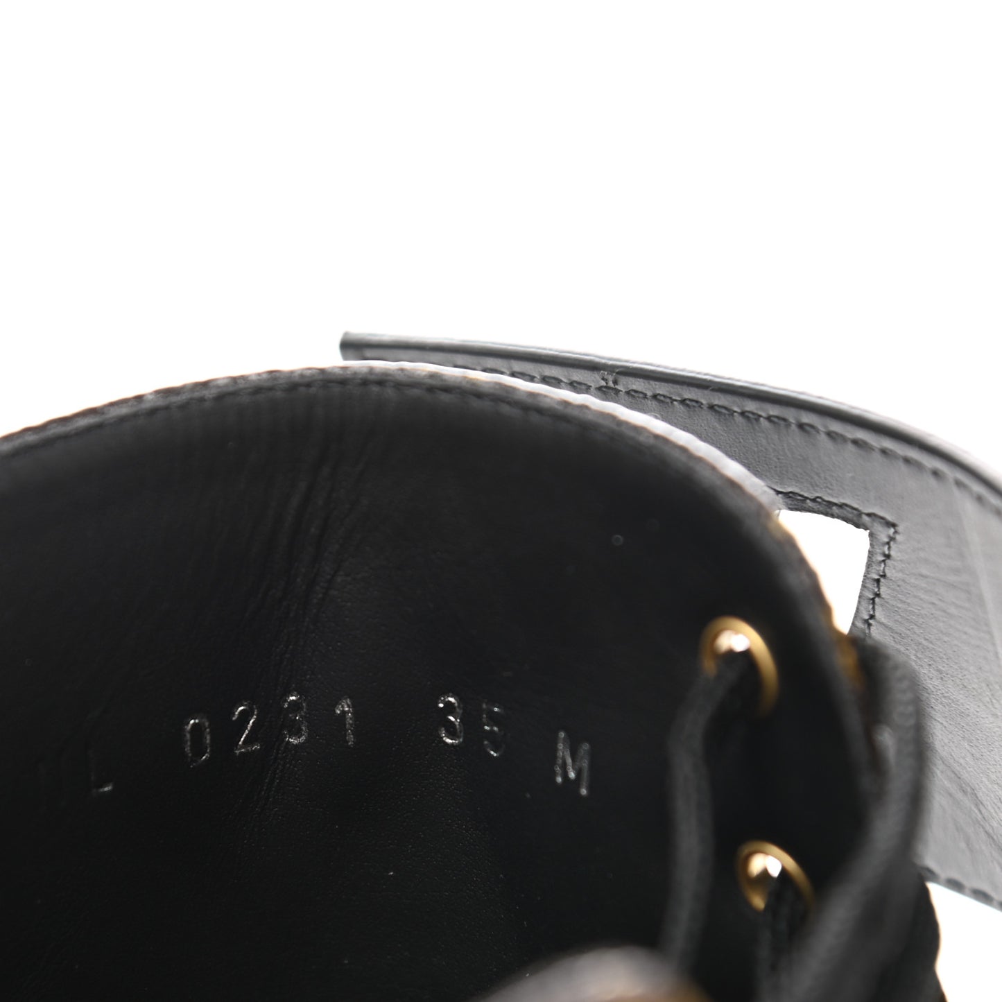 Calfskin Monogram Wonderland Flat Ranger Boots 35 Black