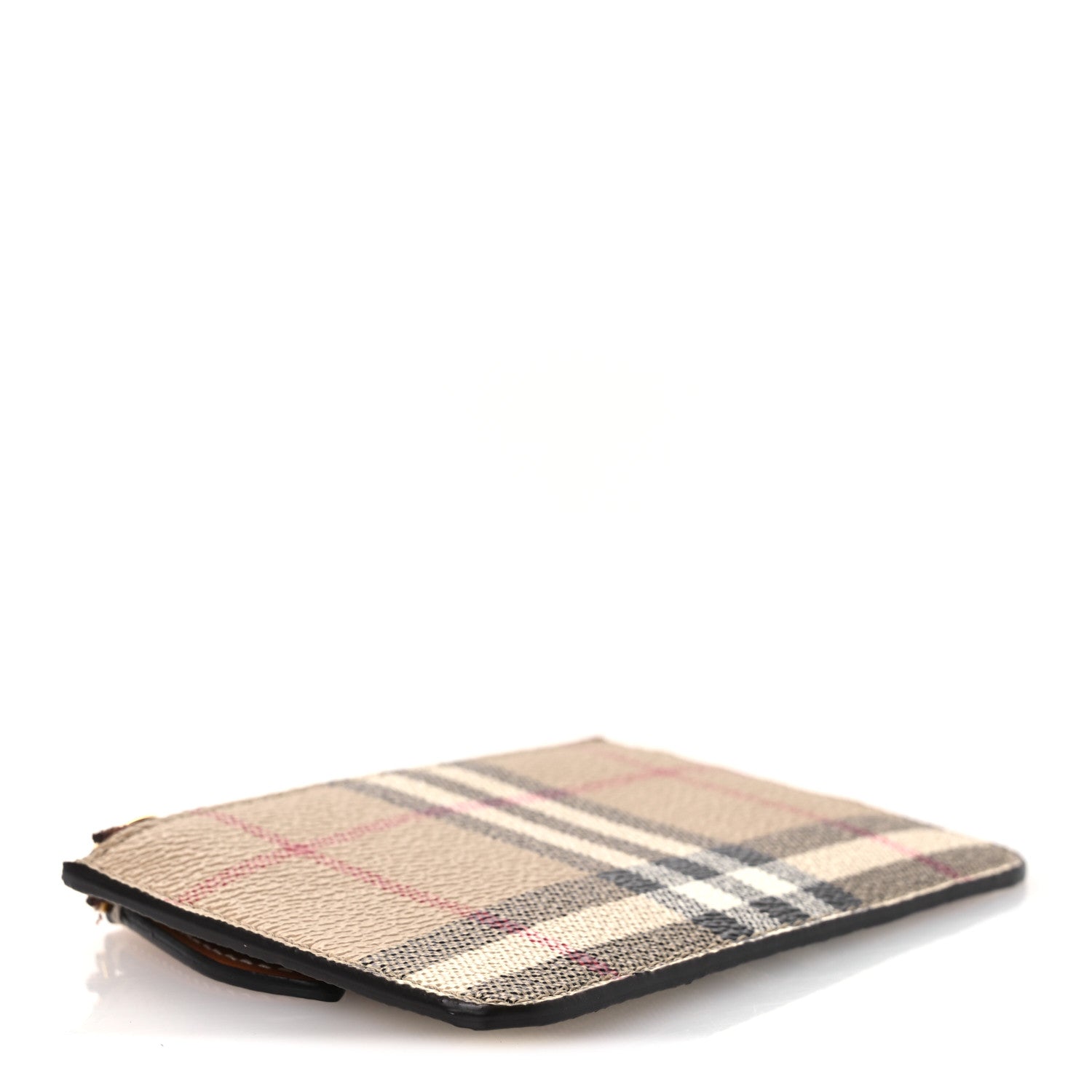 Burberry Vintage Check Kelbrook Key Pouch Card Case Archive Beige