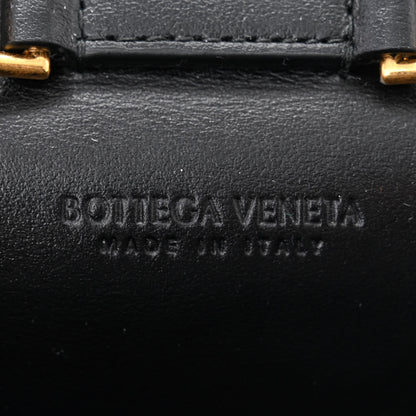 Bottega Veneta Nappa Intrecciato Card Case On Chain Black 6 of 9