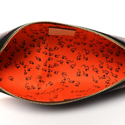 Louis Vuitton Catogram Elizabeth Pouch Orange Marron 5 of 11