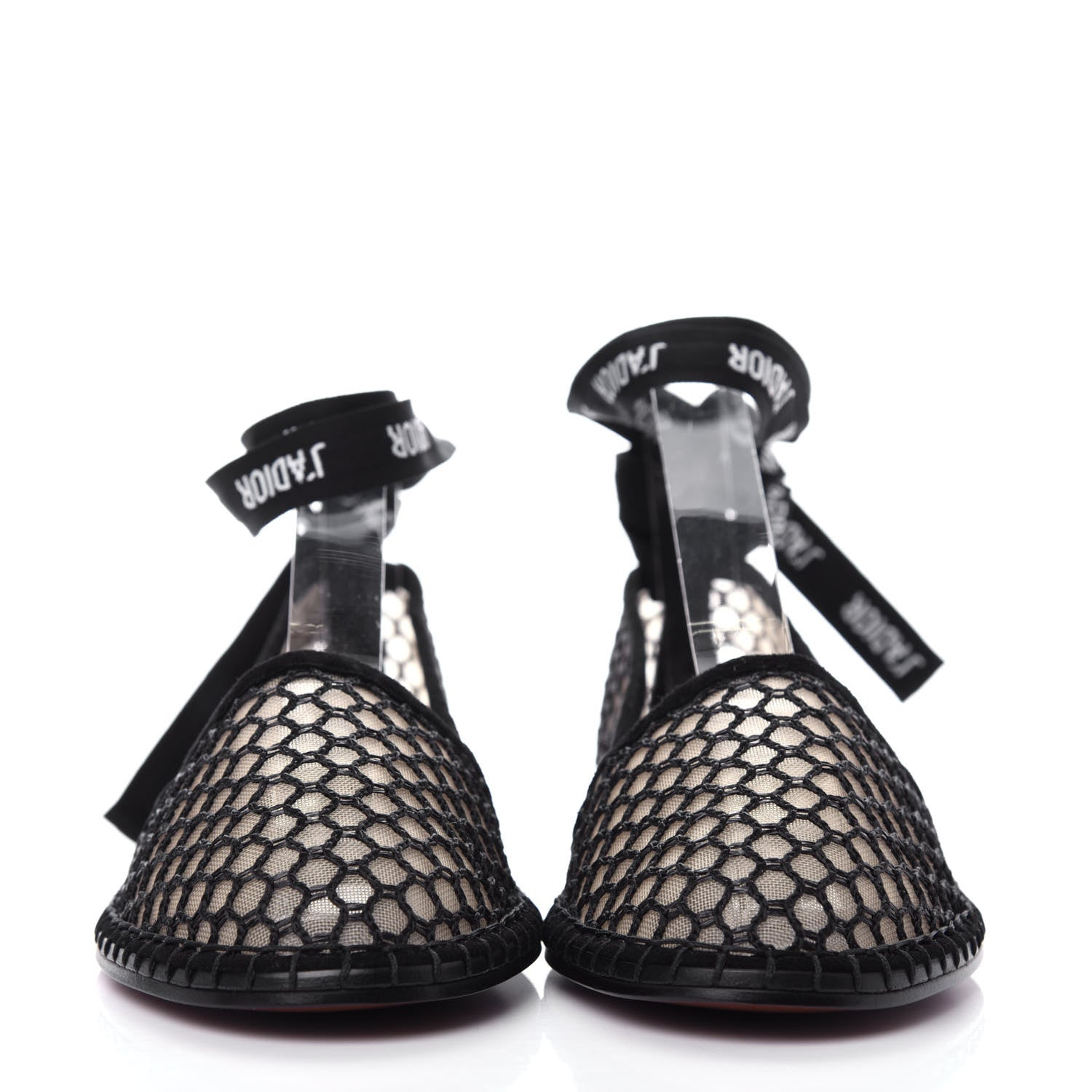 Christian Dior Suede Resille Nicely-D Ballet Flat 37 Black 2 of 10
