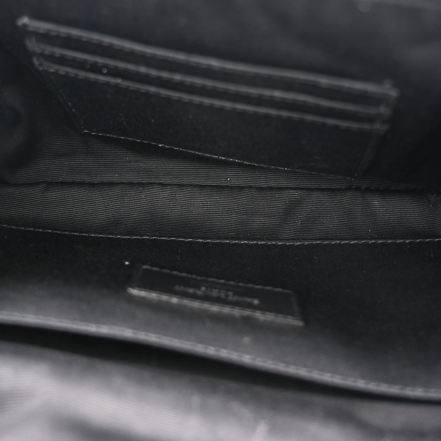 Saint Laurent Calfskin Monogram Belt Bag Black 5 of 11