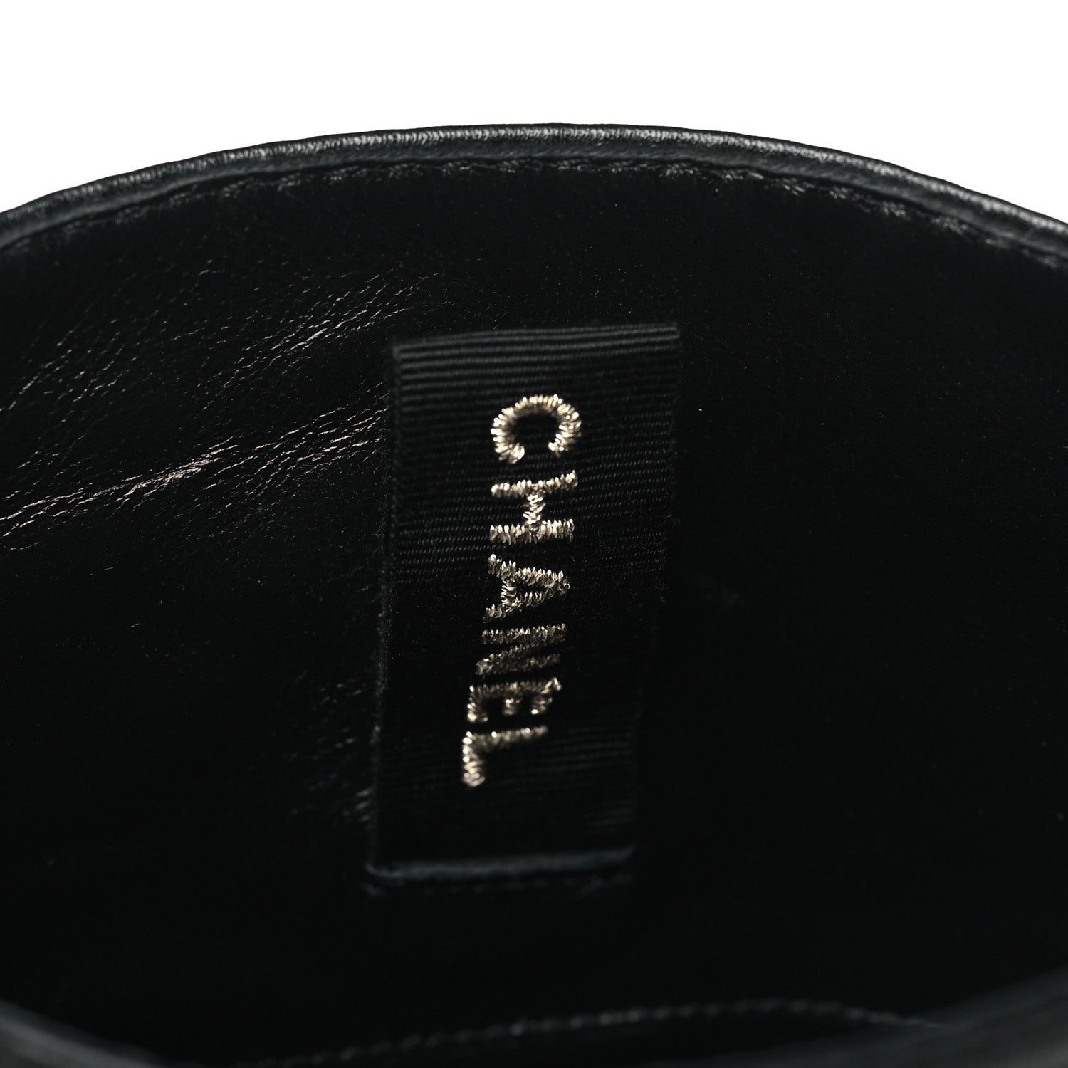 Chanel Lambskin CC Logo Calf Boots 36 Black 7 of 8