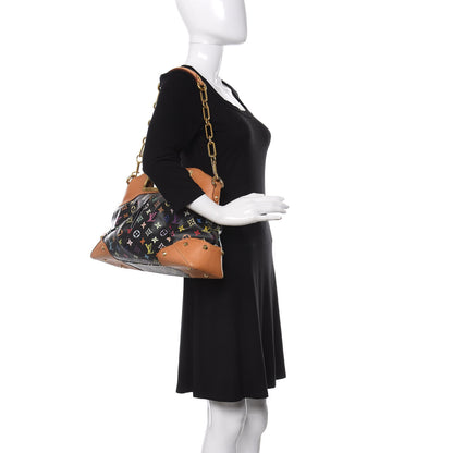 Louis Vuitton Monogram Multicolor Judy MM Black 2 of 9