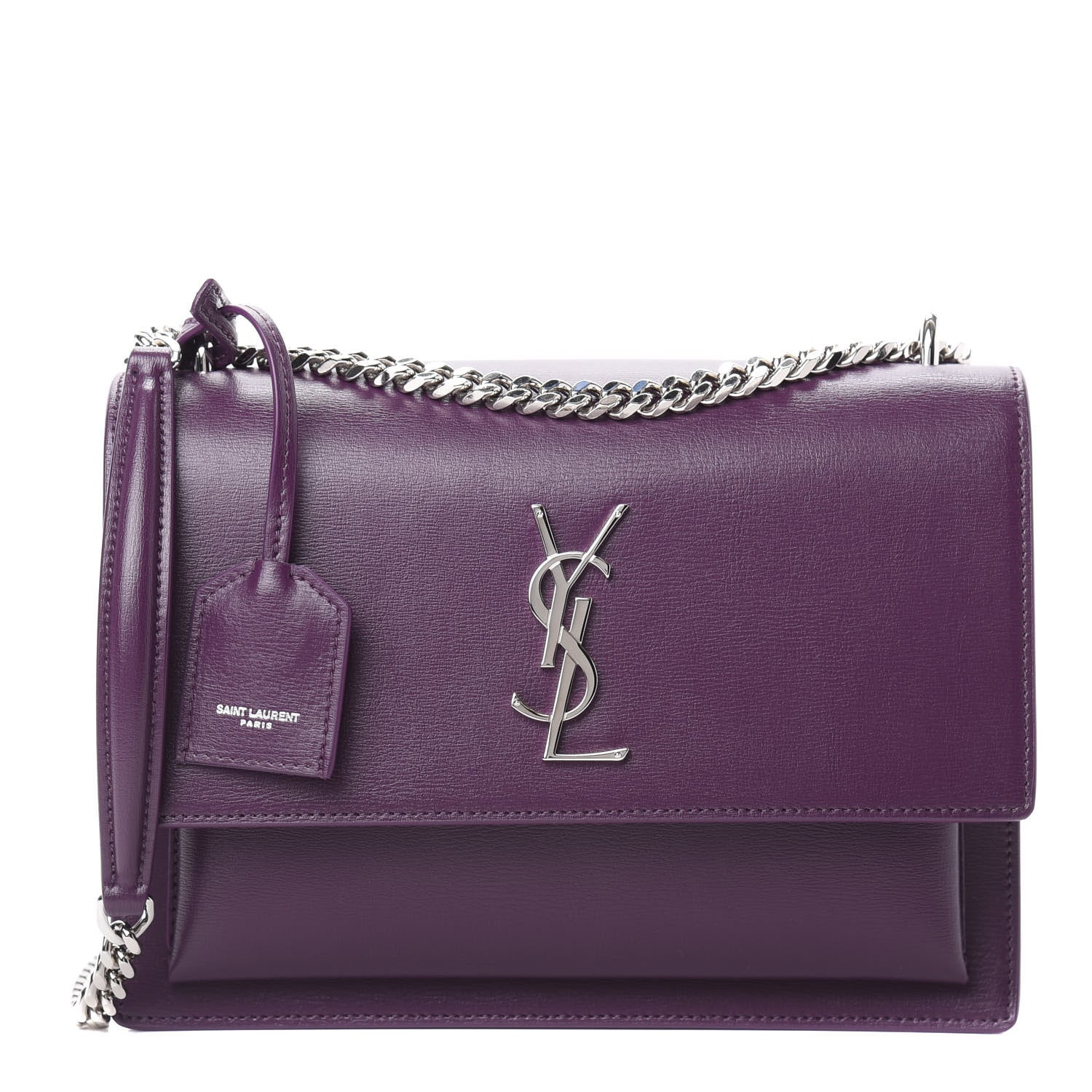 Saint Laurent Calfskin Medium Monogram Sunset Purple 1 of 10