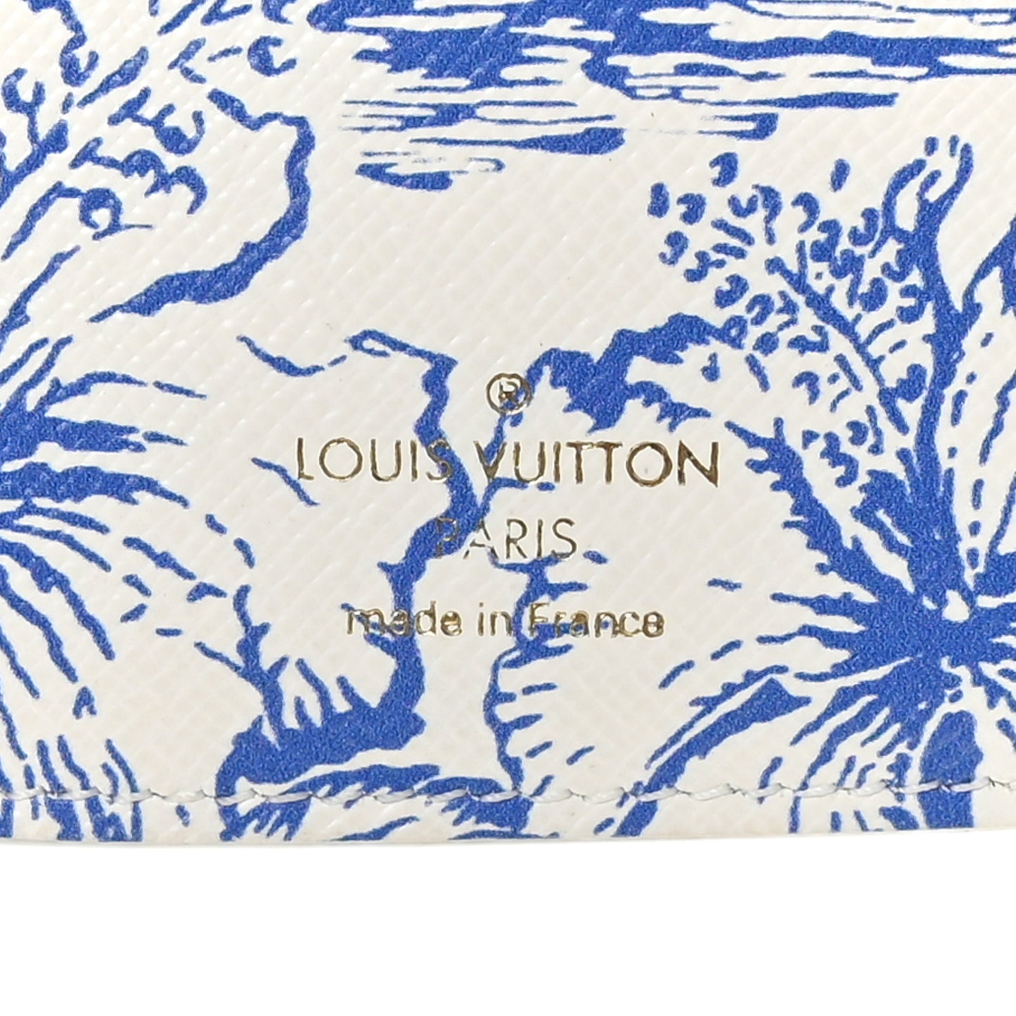 Monogram Tiles By The Pool Victorine Wallet Lagoon Blue