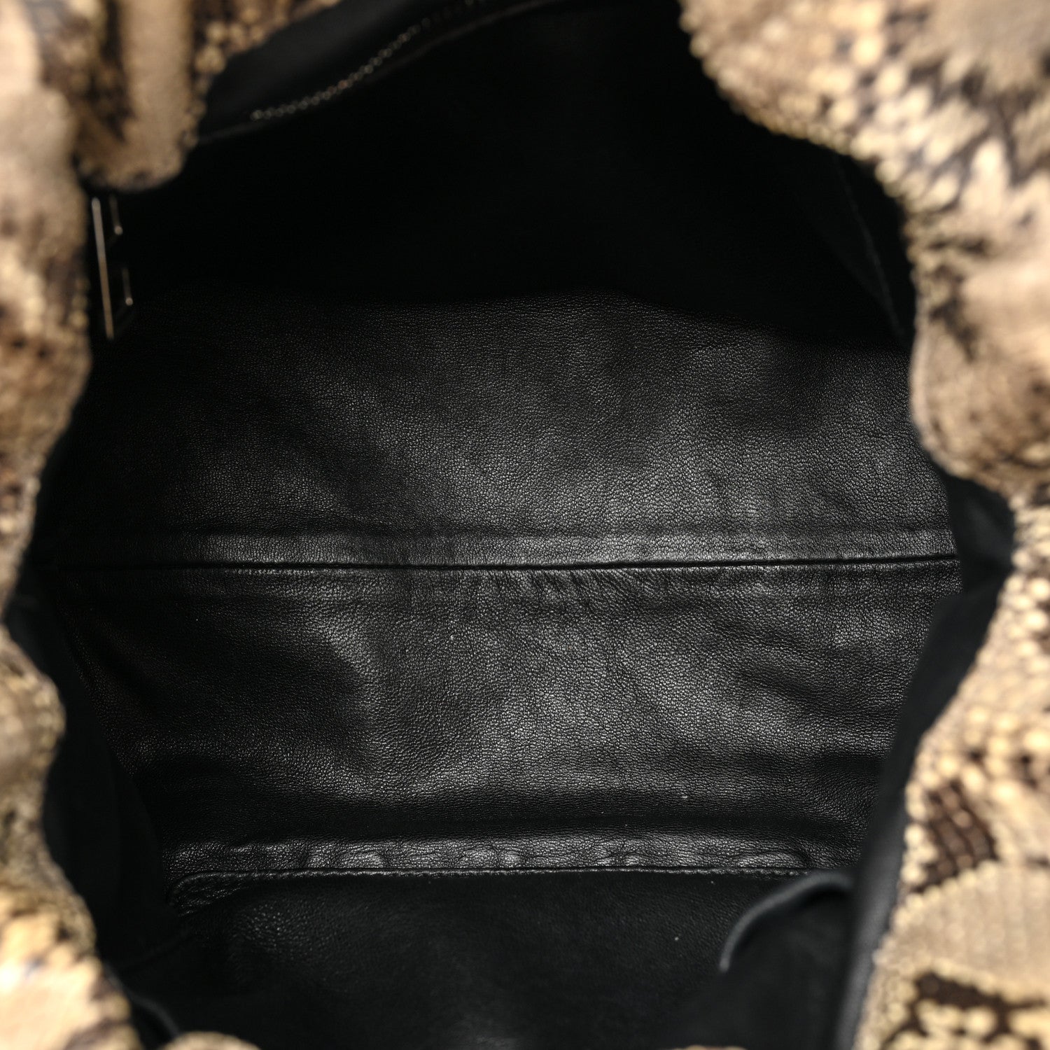 Loewe Snakeskin Flamenco Knot Bag Black 5 of 12