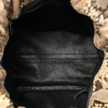 Loewe Snakeskin Flamenco Knot Bag Black 5 of 12