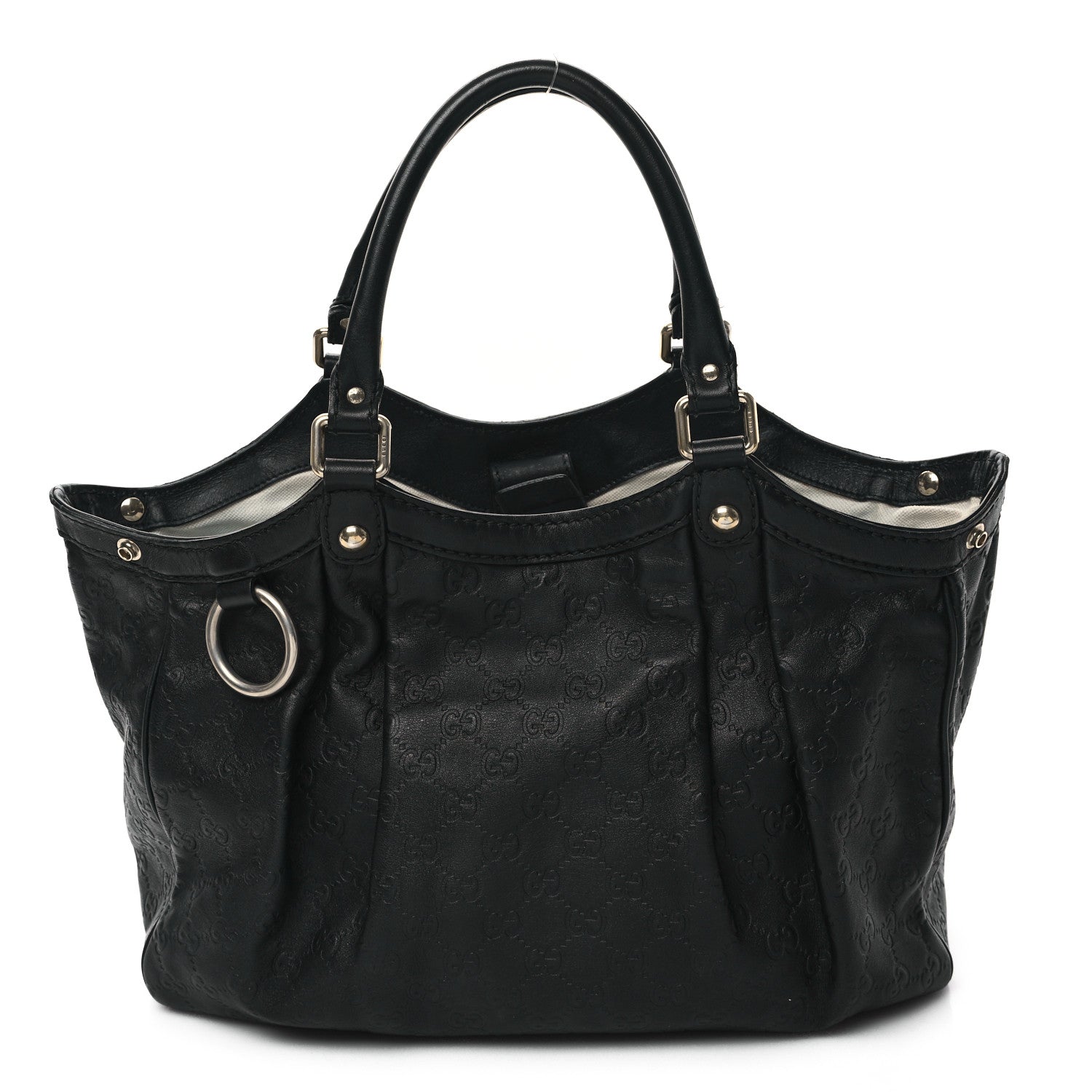 Gucci Guccissima Sukey Tote Black 1 of 14