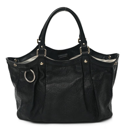 Gucci Guccissima Sukey Tote Black 1 of 14