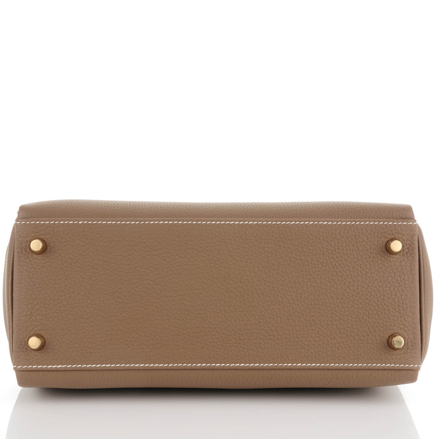 Hermes Togo Kelly Retourne 28 Etoupe 6 of 26