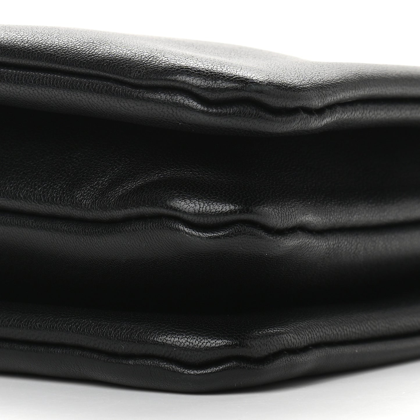 Lambskin Small Trio Crossbody Bag Black