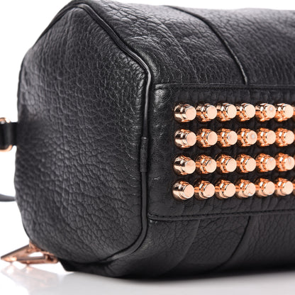 Alexander Wang Pebbled Lambskin Rockie Black Rose Gold Hardware 6 of 8