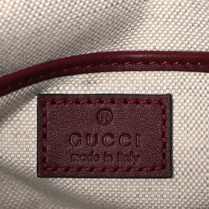 Gucci Arabella Calfskin Horsebit 1955 Soft Small Shoulder Bag Rosso Ancora 6 of 10