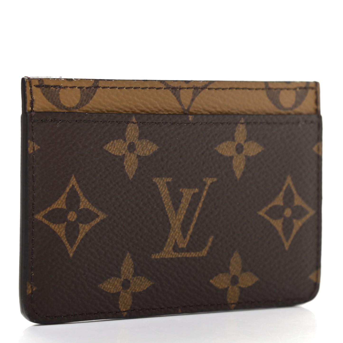 Reverse Monogram Card Holder