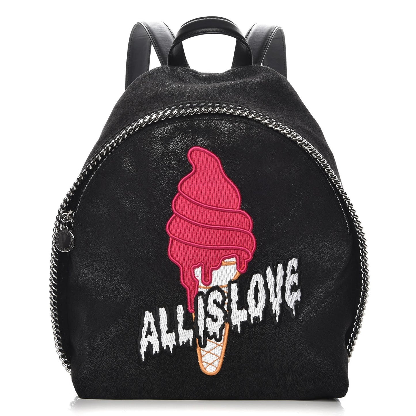 Shaggy Deer Small All Is Love Backpack Black