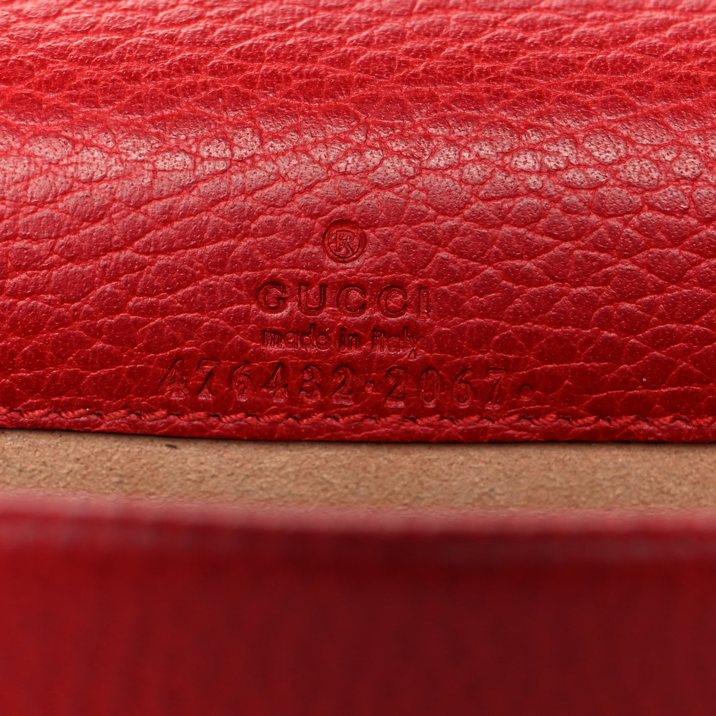 Calfskin Super Mini Dionysus Shoulder Bag Hibiscus Red