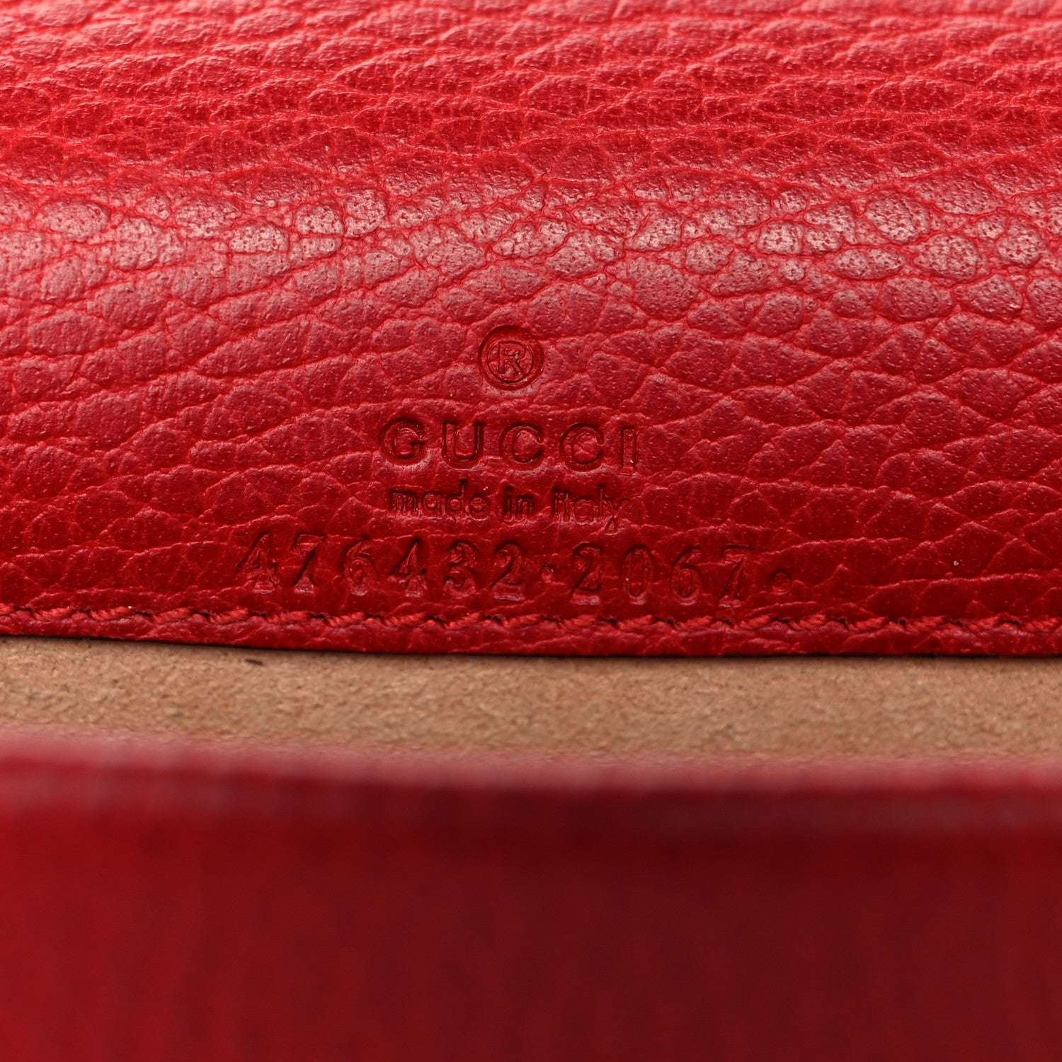 Gucci Calfskin Super Mini Dionysus Shoulder Bag Hibiscus Red 6 of 10