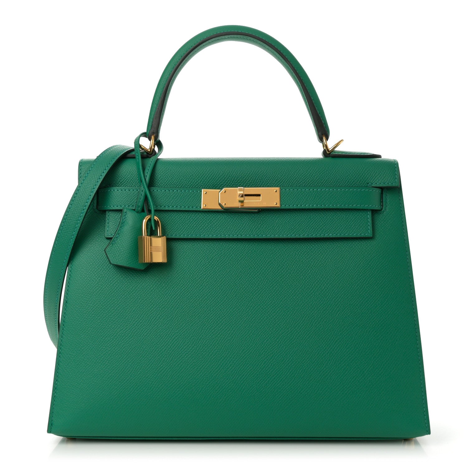 Hermes Epsom Kelly Sellier 28 Vert Vertigo 1 of 12