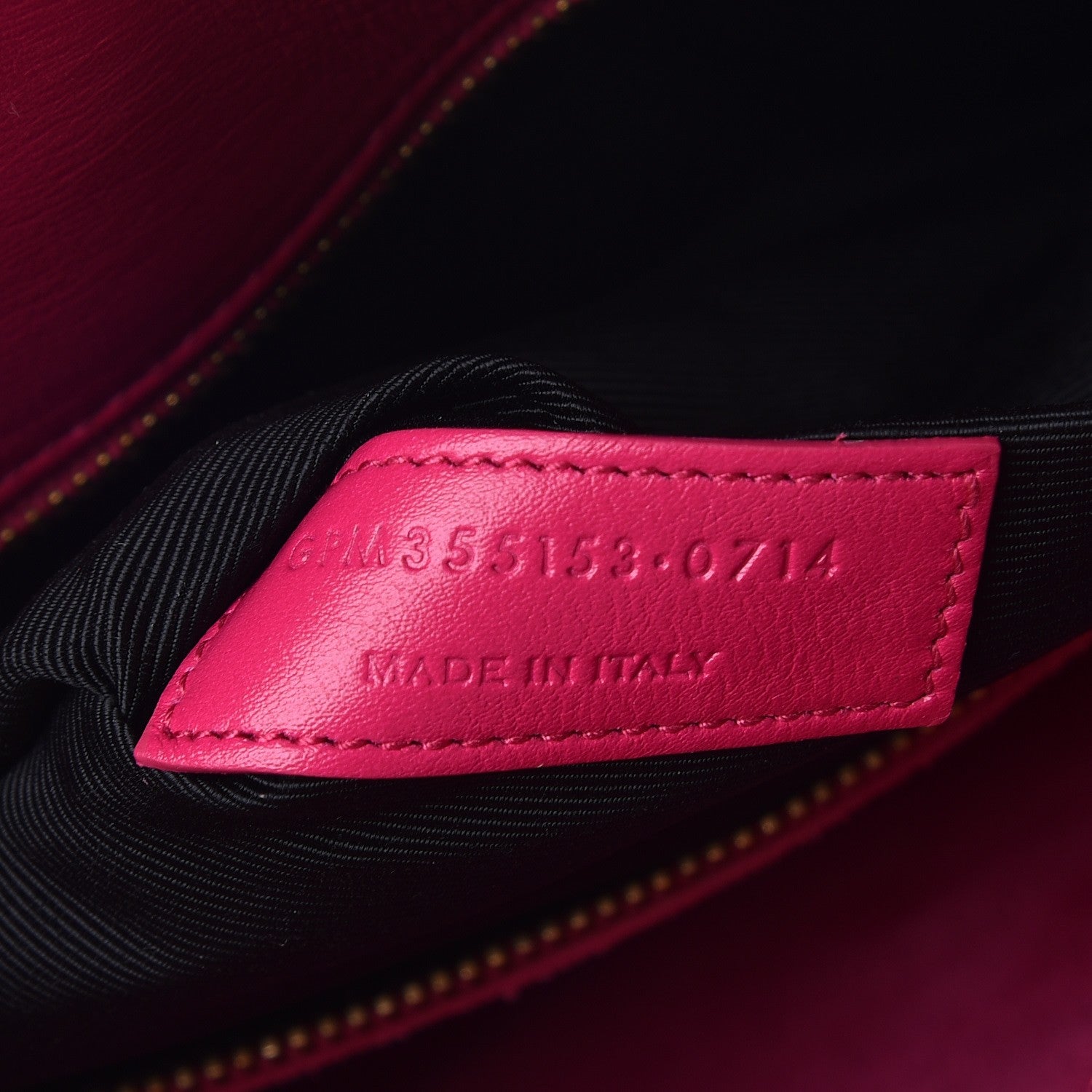 Saint Laurent Calfskin Small Sac De Jour Lipstick Fuchsia 8 of 11