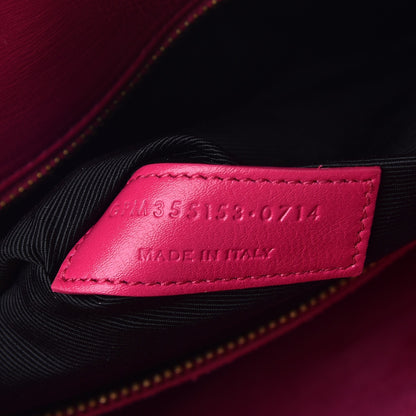 Saint Laurent Calfskin Small Sac De Jour Lipstick Fuchsia 8 of 11