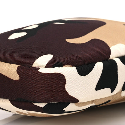 Prada Tessuto Nylon Camouflage Pocket Mini Bag Sabbia Black 10 of 10