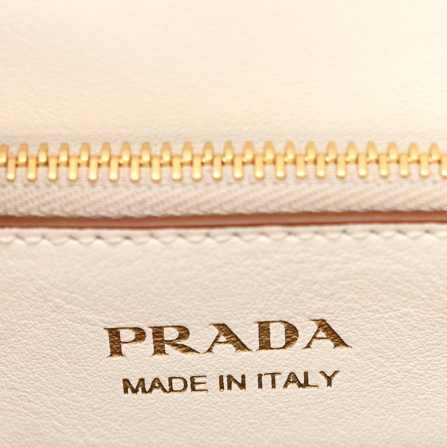 Prada Saffiano Whipstitch Medium Paradigme Bag White Caramel Multicolor 11 of 19