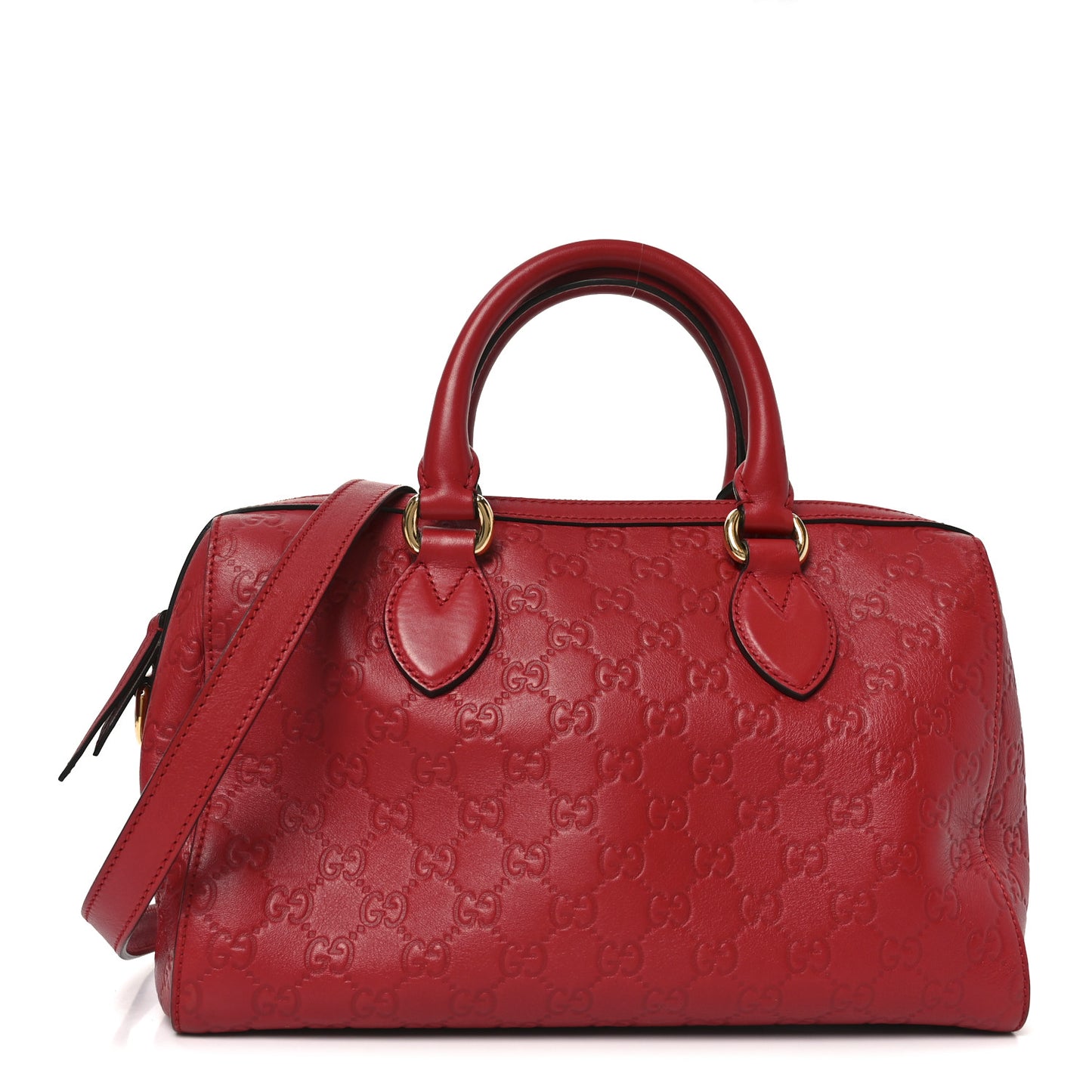Guccissima Signature Boston Hibiscus Red