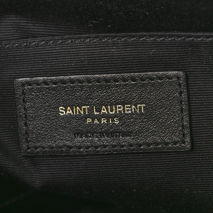 Saint Laurent Calfskin Matelasse Monogram Lou Camera Bag Black 6 of 9