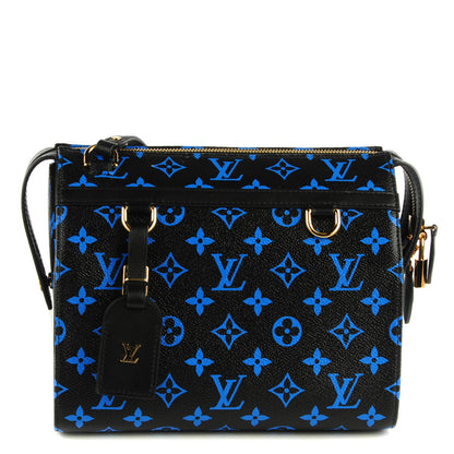 Louis Vuitton Colored Monogram Speedy Amazon PM Blue Black 1 of 7