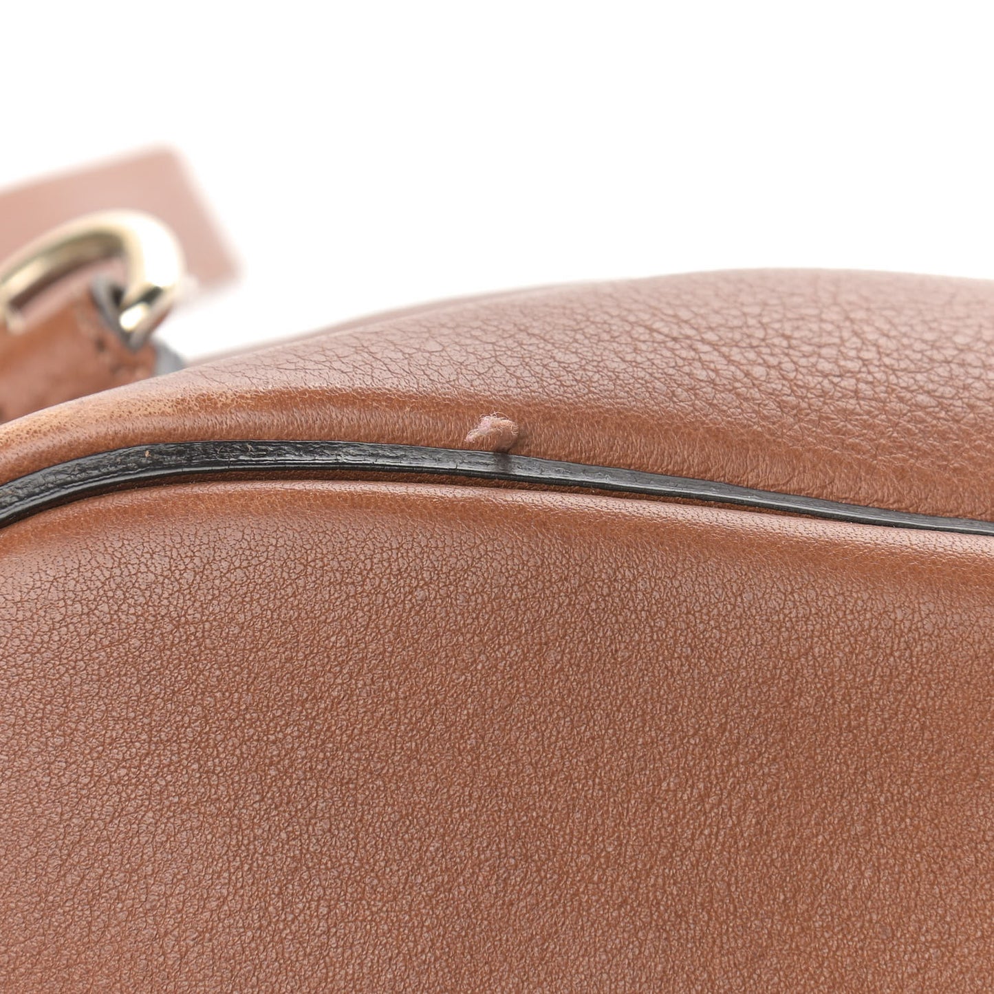 Suede Calfskin Medium Faye Backpack Tan