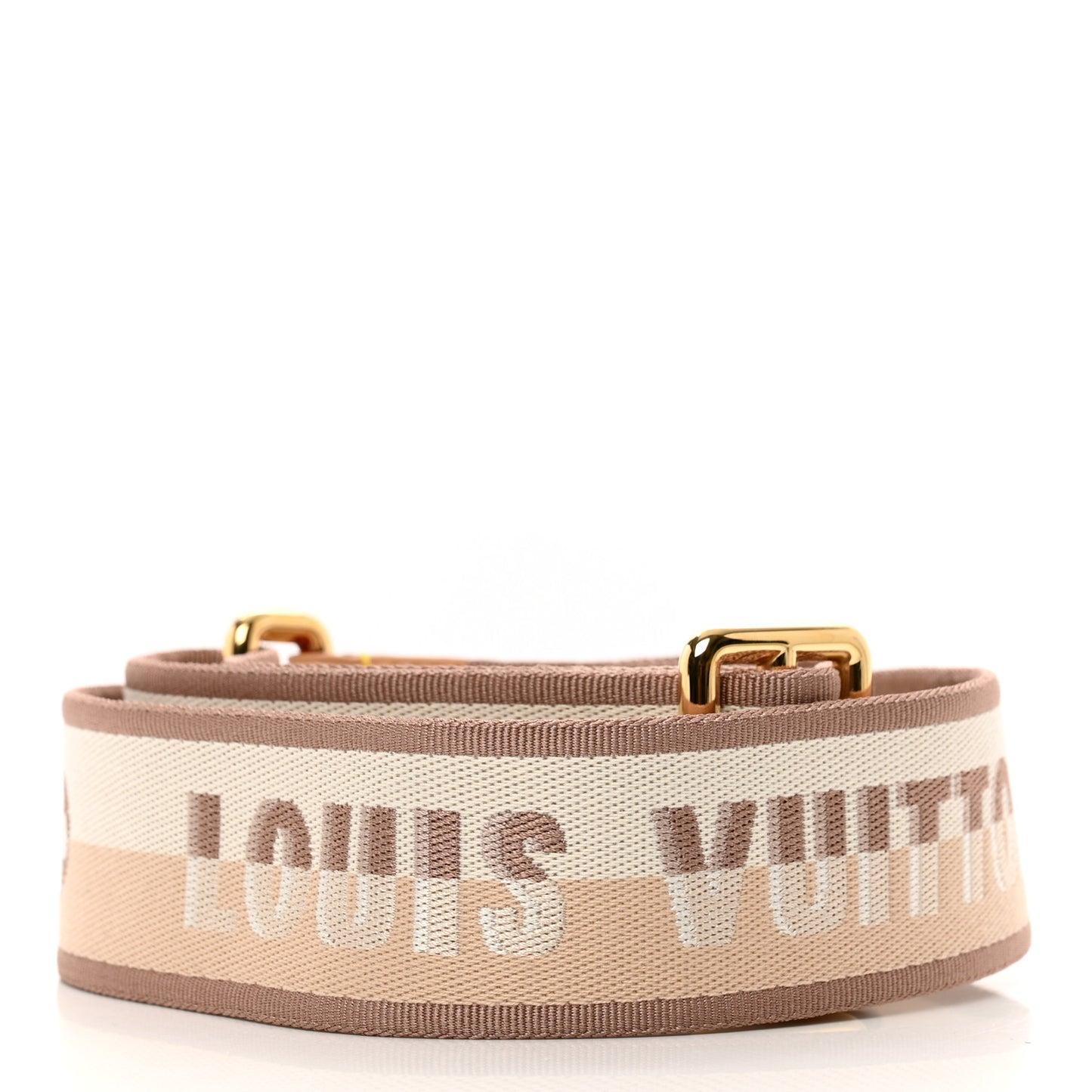 Jacquard Neverfull BB Shoulder Strap Beige Brown