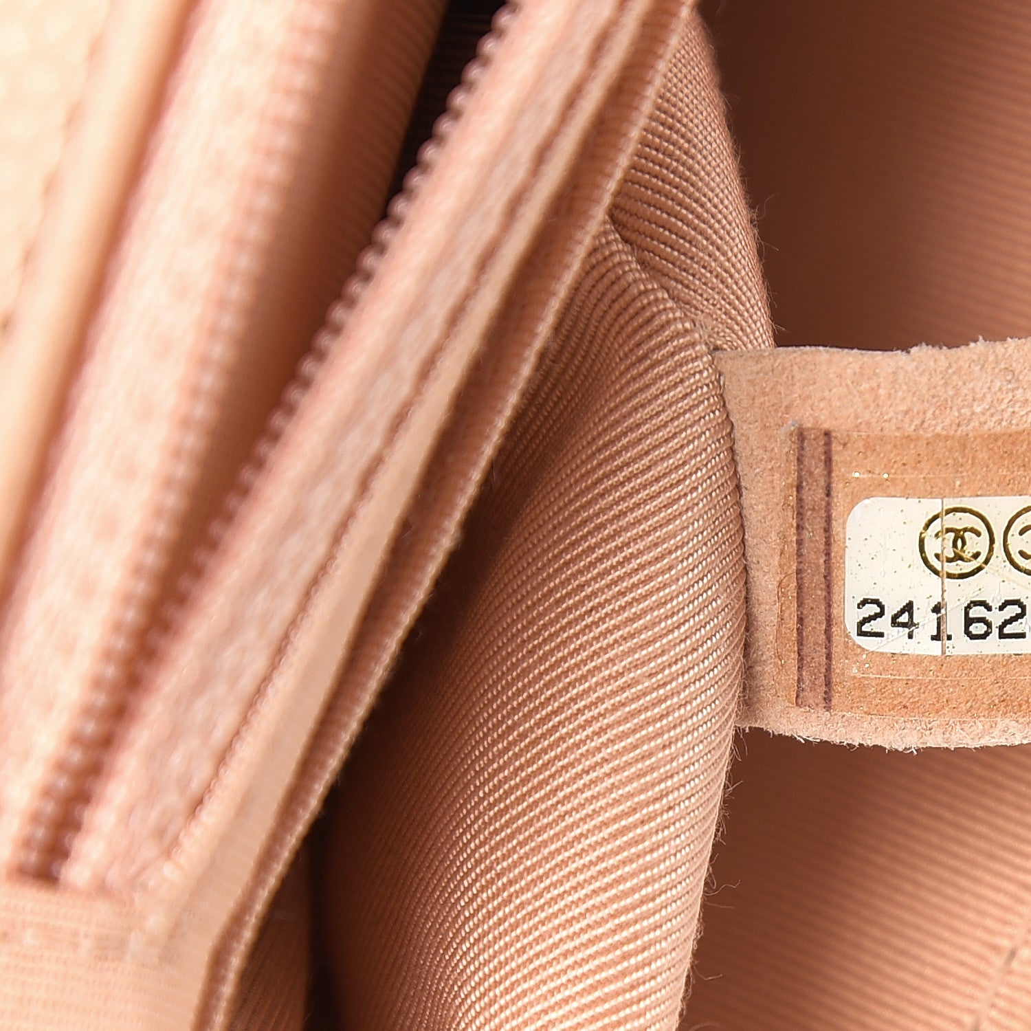 Chanel Caviar Chevron Quilted Small Single Flap Light Pink 6 of 9
