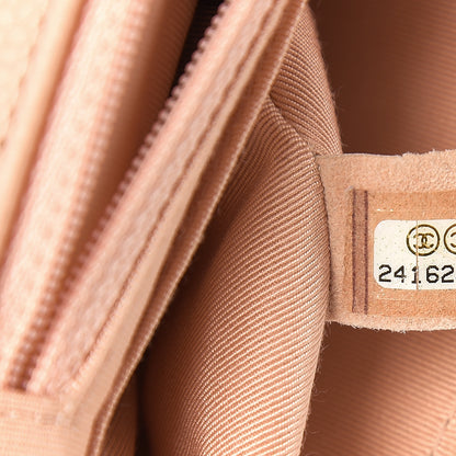 Chanel Caviar Chevron Quilted Small Single Flap Light Pink 6 of 9