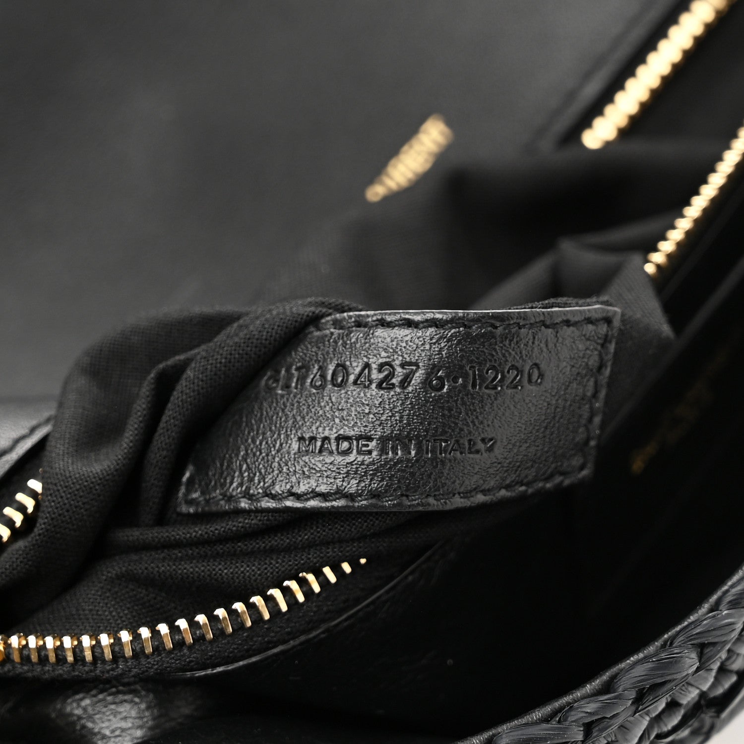 Saint Laurent Raffia Monogram Tassel Kate 99 Black 8 of 12
